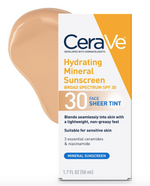 CeraVe Hydrating Mineral Tinted Sunscreen 30 SPF